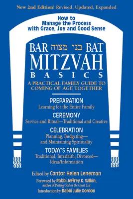 Les bases de la Bar/Bat Mitzvah 2/E : un guide pratique à l'intention des familles pour qu'elles atteignent l'âge adulte ensemble - Bar/Bat Mitzvah Basics 2/E: A Practical Family Guide to Coming of Age Together