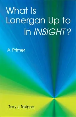 Que fait Lonergan dans Insight ? Un abécédaire - What Is Lonergan Up to in Insight?: A Primer