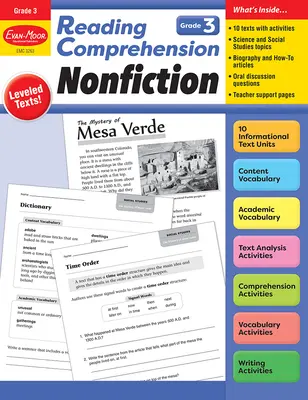 Compréhension de la lecture : Nonfiction, Grade 3 Teacher Resource - Reading Comprehension: Nonfiction, Grade 3 Teacher Resource