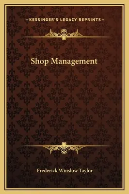 Gestion d'atelier - Shop Management