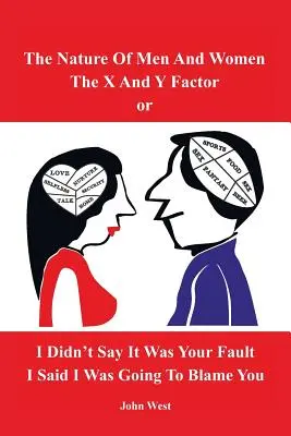 La nature des hommes et des femmes, le facteur X et Y, ou Je n'ai pas dit que c'était de ta faute, j'ai dit que j'allais te blâmer - The Nature of Men and Women, The X and Y Factor, or I Didn't Say it was your Fault, I Said I was Going to Blame You