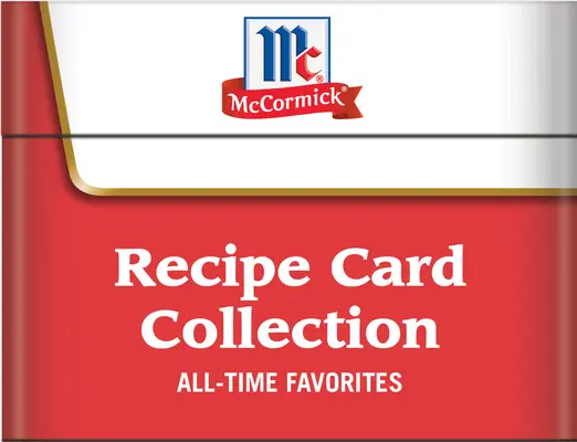 McCormick All-Time Favorites - Boîte de collection de cartes de recettes - McCormick All-Time Favorites - Recipe Card Collection Tin