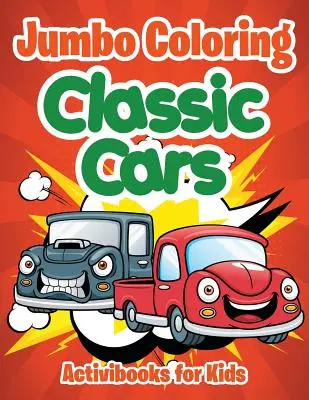 Livre de coloriage Jumbo : Voitures classiques - Jumbo Coloring: Classic Cars