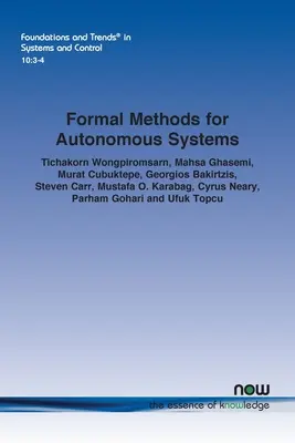 Méthodes formelles pour les systèmes autonomes - Formal Methods for Autonomous Systems