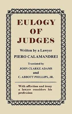 L'éloge des juges - Eulogy of Judges