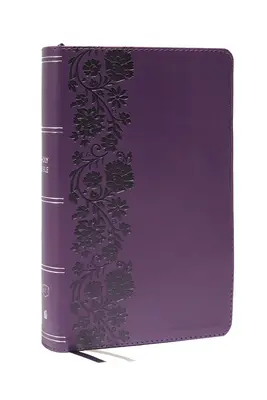 Kjv, Personal Size Large Print Single-Column Reference Bible, Leathersoft, Purple, Red Letter, Thumb Indexed, Comfort Print : Sainte Bible, King James Ve - Kjv, Personal Size Large Print Single-Column Reference Bible, Leathersoft, Purple, Red Letter, Thumb Indexed, Comfort Print: Holy Bible, King James Ve
