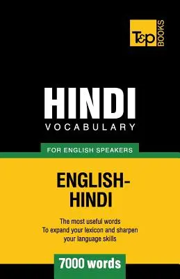 Vocabulaire hindi pour anglophones - 7000 mots - Hindi vocabulary for English speakers - 7000 words