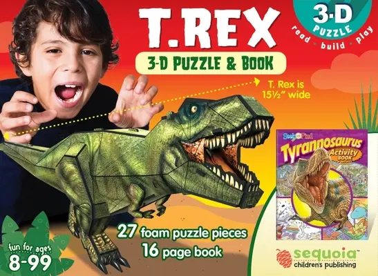 T. Rex : Livre et Puzzle 3D [Avec Puzzle] - T. Rex: 3D Puzzle and Book [With Puzzle]