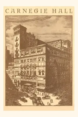 Journal d'époque Carnegie Hall, New York City - Vintage Journal Carnegie Hall, New York City