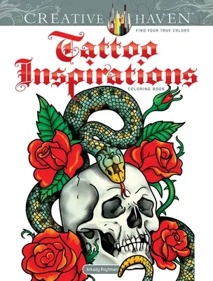 Livre à colorier Creative Haven Tattoo Inspirations - Creative Haven Tattoo Inspirations Coloring Book