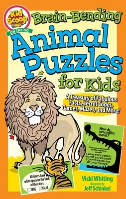 Casse-tête d'animaux pour les enfants : Un trésor de faits fabuleux, de codes secrets, de jeux, de labyrinthes et plus encore ! - Brain-Bending Animal Puzzles for Kids: A Treasury of Fabulous Facts, Secret Codes, Games, Mazes, and More!