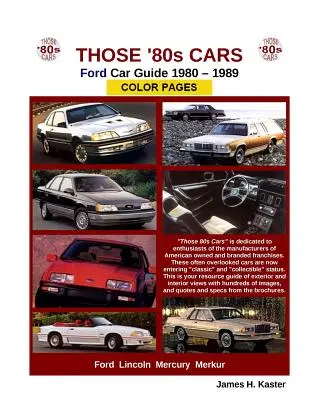 Ces voitures des années 80 - Ford - Those 80s Cars - Ford