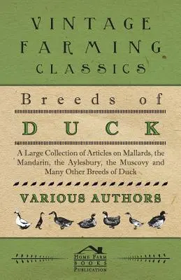 Races de canards - Une vaste collection d'articles sur le canard colvert, le canard mandarin, le canard d'Aylesbury, le canard de Barbarie et de nombreuses autres races de canards. - Breeds of Duck - A Large Collection of Articles on Mallards, the Mandarin, the Aylesbury, the Muscovy and Many Other Breeds of Duck