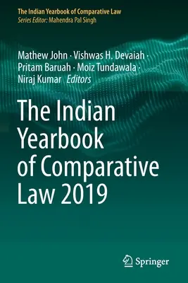 L'annuaire indien de droit comparé 2019 - The Indian Yearbook of Comparative Law 2019