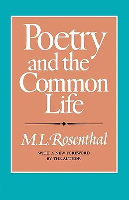 Poésie et vie commune - Poetry and the Common Life