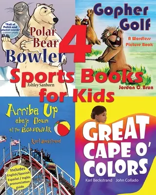 4 livres de sport pour enfants : illustrés pour les lecteurs débutants - 4 Sports Books for Kids: Illustrated for Beginner Readers