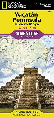 Péninsule du Yucatan : Riviera Maya (carte) [Mexique] - Yucatan Peninsula: Riviera Maya Map [Mexico]