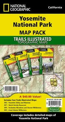 Parc national de Yosemite [Ensemble de cartes] - Yosemite National Park [Map Pack Bundle]