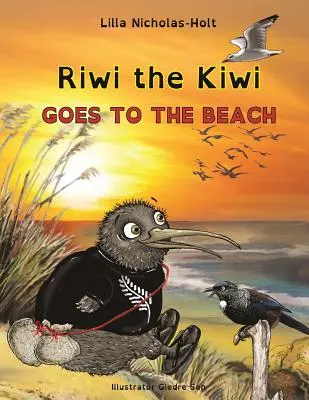 Riwi le Kiwi va à la plage (OpenDyslexic) - Riwi the Kiwi Goes to the Beach (OpenDyslexic)