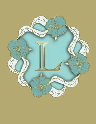 L : 100 Pages 8.5 X 11 Monogram Notebook College Ruled Line Paper - L: 100 Pages 8.5 X 11 Monogram Notebook College Ruled Line Paper