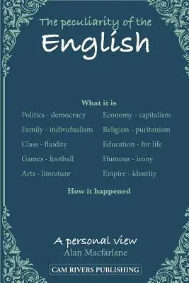 La particularité des Anglais, un point de vue personnel - The peculiarity of the English, A personal view