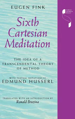 Sixième méditation cartésienne : L'idée d'une théorie transcendantale de la méthode - Sixth Cartesian Meditation: The Idea of a Transcendental Theory of Method