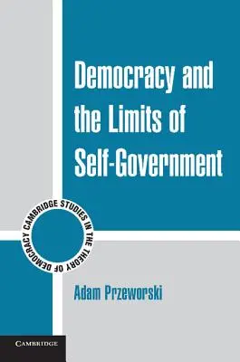 Démocratie et limites de l'autonomie - Democracy and the Limits of Self-Government