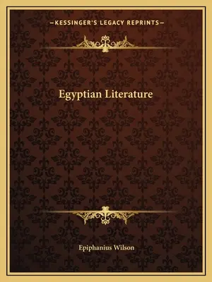 Littérature égyptienne - Egyptian Literature