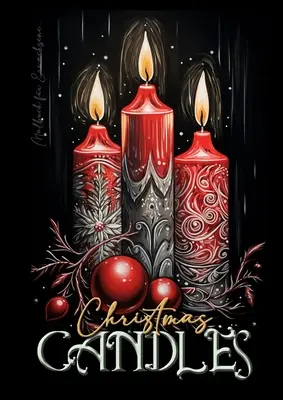 Livre de coloriage de bougies de Noël pour adultes : Livre de coloriage de Noël pour adultes bougies de Noël en niveaux de gris Livre de coloriage décoration de Noël en niveaux de gris - Christmas Candles Coloring Book for Adults: Christmas Coloring Book for adults grayscale christmas candles Coloring Book christmas decoration grayscal