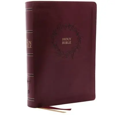 Kjv, Open Bible, Leathersoft, Burgundy, Indexed, Red Letter Edition, Comfort Print : Système de référence complet - The Kjv, Open Bible, Leathersoft, Burgundy, Indexed, Red Letter Edition, Comfort Print: Complete Reference System