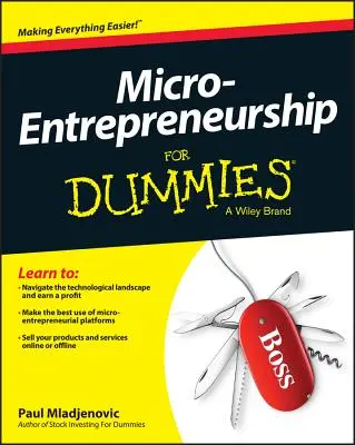 Le micro-entrepreneuriat pour les Nuls - Micro-Entrepreneurship for Dummies