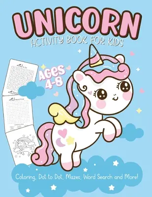 Unicorn Activity Book For Kids Ages 4-8 : Livre d'activités pour les enfants de 4 à 8 ans : livres d'activités faciles, non fictionnels et juvéniles, livres d'alphabet. - Unicorn Activity Book For Kids Ages 4-8: Easy Non Fiction Juvenile Activity Books Alphabet Books