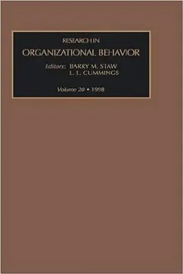 Recherche en comportement organisationnel : Volume 20 - Research in Organizational Behavior: Volume 20