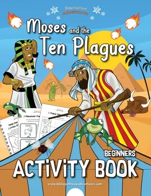 Livre d'activités Moïse et les dix plaies - Moses and the Ten Plagues Activity Book