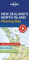 Carte de planification de l'île du Nord de la Nouvelle-Zélande de Lonely Planet 1 - Lonely Planet New Zealand's North Island Planning Map 1
