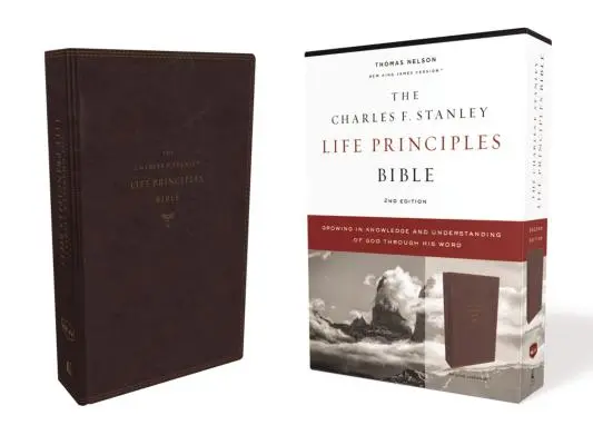 Nkjv, Charles F. Stanley Life Principles Bible, 2e édition, Leathersoft, Burgundy, Comfort Print : Croître dans la connaissance et la compréhension de Dieu par l'intermédiaire de l'Esprit Saint - Nkjv, Charles F. Stanley Life Principles Bible, 2nd Edition, Leathersoft, Burgundy, Comfort Print: Growing in Knowledge and Understanding of God Throu