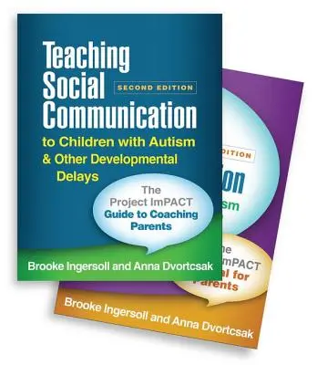 Enseigner la communication sociale aux enfants atteints d'autisme et d'autres retards de développement (ensemble de deux livres), deuxième édition : Le guide de l'impact du projet pour l'accompagnement - Teaching Social Communication to Children with Autism and Other Developmental Delays (2-Book Set), Second Edition: The Project Impact Guide to Coachin