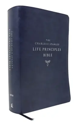 Niv, Charles F. Stanley Life Principles Bible, 2e édition, Leathersoft, bleu, indexation au pouce, impression confortable : Sainte Bible, Nouvelle Version Internationale - Niv, Charles F. Stanley Life Principles Bible, 2nd Edition, Leathersoft, Blue, Thumb Indexed, Comfort Print: Holy Bible, New International Version