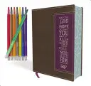 Niv, Beautiful Word Coloring Bible and 8-Pencil Gift Set, Leathersoft, Brown : Des centaines de versets à colorier - Niv, Beautiful Word Coloring Bible and 8-Pencil Gift Set, Leathersoft, Brown: Hundreds of Verses to Color