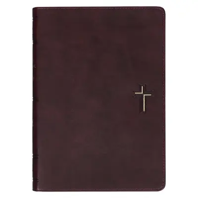 NLT Holy Bible Everyday Devotional Bible for Men New Living Translation, cuir végétalien, emblème de croix - NLT Holy Bible Everyday Devotional Bible for Men New Living Translation, Vegan Leather, Cross Emblem