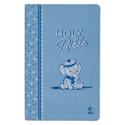 NLT Keepsake Holy Bible for Baby Boys Baptism Easter, New Living Translation, Blue