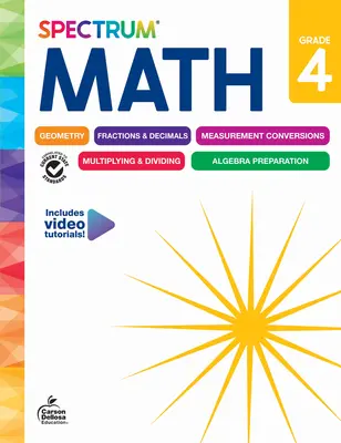 Spectrum Math Workbook, Grade 4