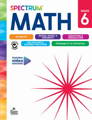 Le cahier d'exercices de mathématiques Spectrum, 6e année - Spectrum Math Workbook, Grade 6