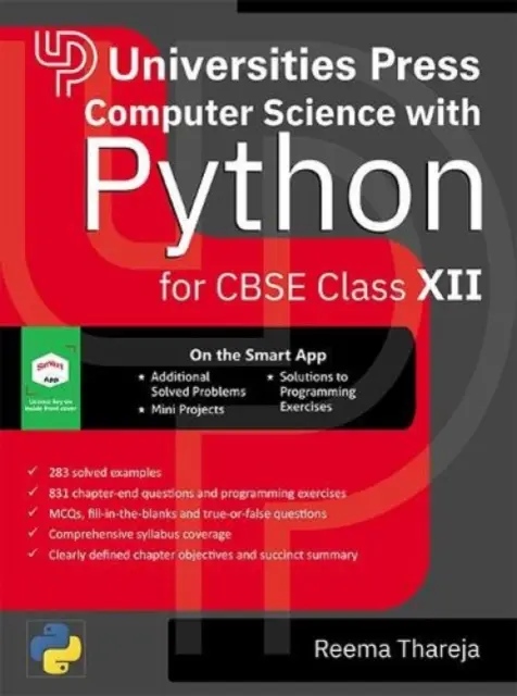 Computer Science with Python for Cbse Class XII (en anglais) - Computer Science with Python for Cbse Class XII