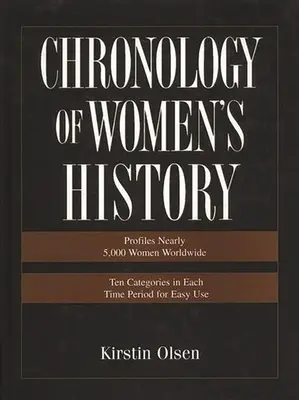 Chronologie de l'histoire des femmes - Chronology of Women's History