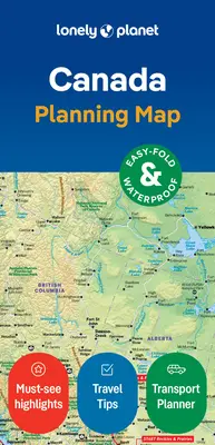 Carte de planification Lonely Planet Canada - Lonely Planet Canada Planning Map