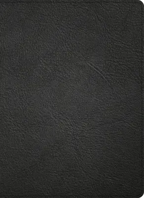 Bible KJV à une colonne et à marge large, Holman Handcrafted Collection, cuir de chèvre noir de qualité supérieure - KJV Single-Column Wide-Margin Bible, Holman Handcrafted Collection, Black Premium Goatskin