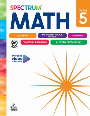 Spectrum Math Workbook, Grade 5