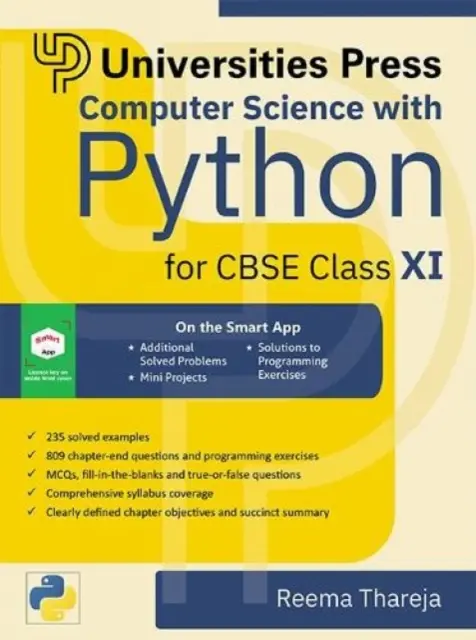 Computer Science with Python for Cbse Class XI (en anglais) - Computer Science with Python for Cbse Class XI