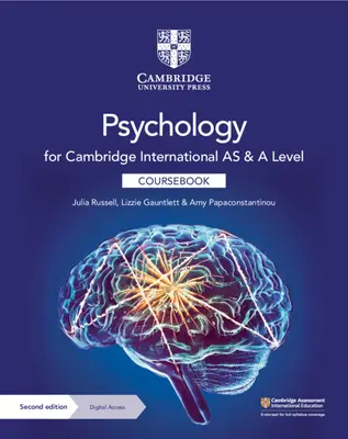 Cambridge International as & a Level Psychology Coursebook with Digital Access (en anglais) - Cambridge International as & a Level Psychology Coursebook with Digital Access